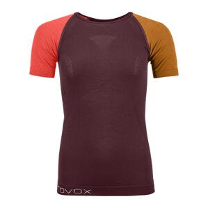 Ortovox 120 Comp Light Short Sleeve W M vínová