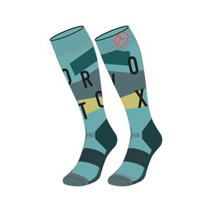 Ortovox Freeride Long Socks Cozy  W 35-38 tyrkysová