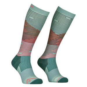 Ortovox All Mountain Long Socks W 39-41 tyrkysová