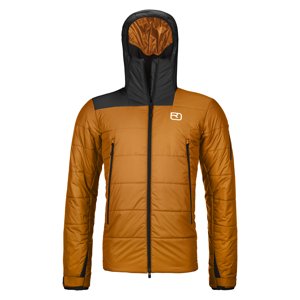 Ortovox Swisswool Zinal Jacket M L oranžová