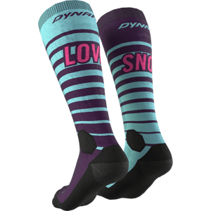 Dynafit FT Graphic Socks 35-38 fialová/tyrkysová