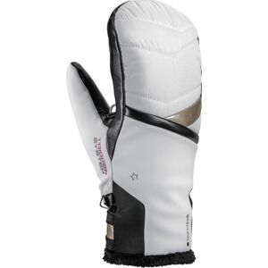 Leki Snowfox 3D Women Mitt 8 bílá/zlatá