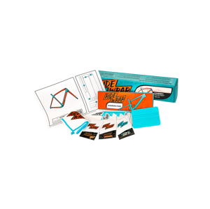 RideWrap Gloss Covered Frame Protection Kit designed to fit 2022 Trek Gravel/CX UNI bílá