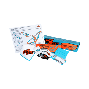 RideWrap Gloss Covered Frame Protection Kit designed to fit 2020-2021 Trek Fuel EX UNI bílá