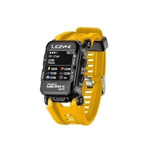 Lezyne MICRO C GPS WATCH Yellow černá