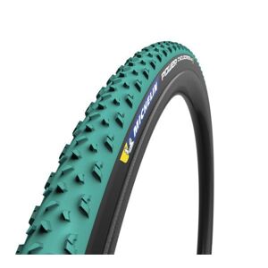 MICHELIN PLÁŠŤ POWER CYCLOCROSS MUD 700X33C COMPETITION LINE KEVLAR MAGI-X GREEN TS TLR  černá/zelená