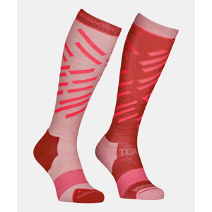 Ortovox Ski Tour Long Socks  42-44 červená