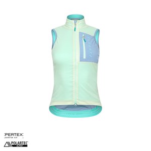 Isadore Women's Alternative Insulated Vest  M modrá/zelená