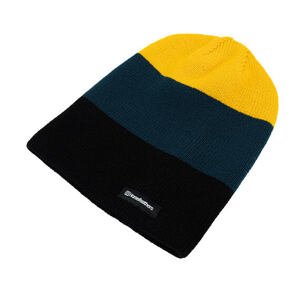 Horsefeathers Matteo beanie  tmavě modrá/žlutá