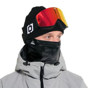 Horsefeathers Neck warmer černá/šedá