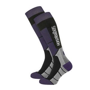 Horsefeathers Totia Thermolite socks  5-7 fialová/šedá