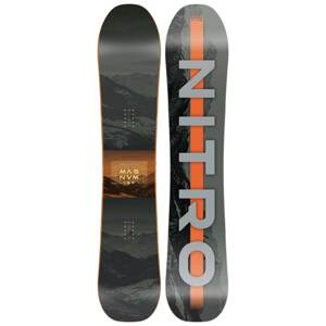 snowboard NITRO MAGNUM WIDE 167 šedá/oranžová