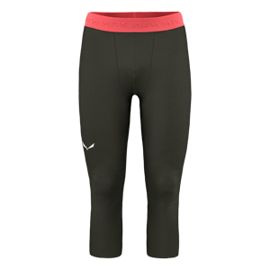 Salewa Cristallo Warm Amr 3/4 Tights M 52/XL zelená/červená