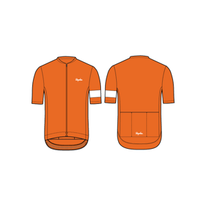 Cyklistický dres Rapha Core XL oranžová