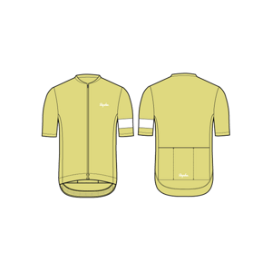 Cyklistický dres Rapha Core XL žlutá