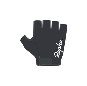 Cyklistické rukavice Rapha Core L černá/bílá