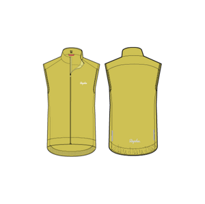 Cyklistická vesta Rapha Core XL světle zelená/bílá