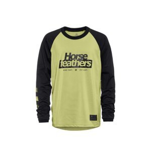 Horsefeathers Spike Ls Youth Bike dres  L žlutá/černá